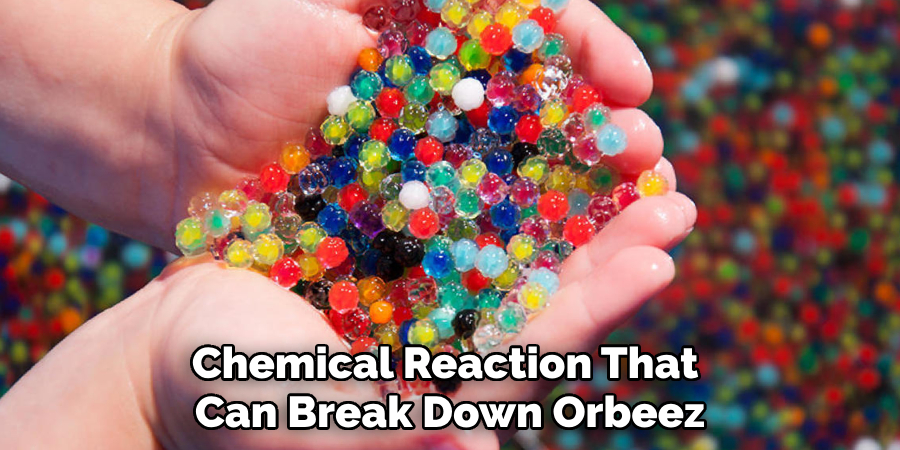 Chemical Reaction That 
Can Break Down Orbeez