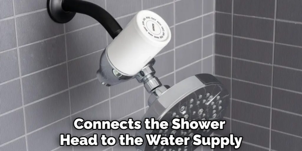 Connects the Shower 
Head to the Water Supply