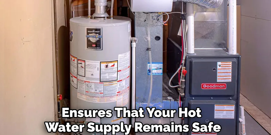 Ensures That Your Hot 
Water Supply Remains Safe