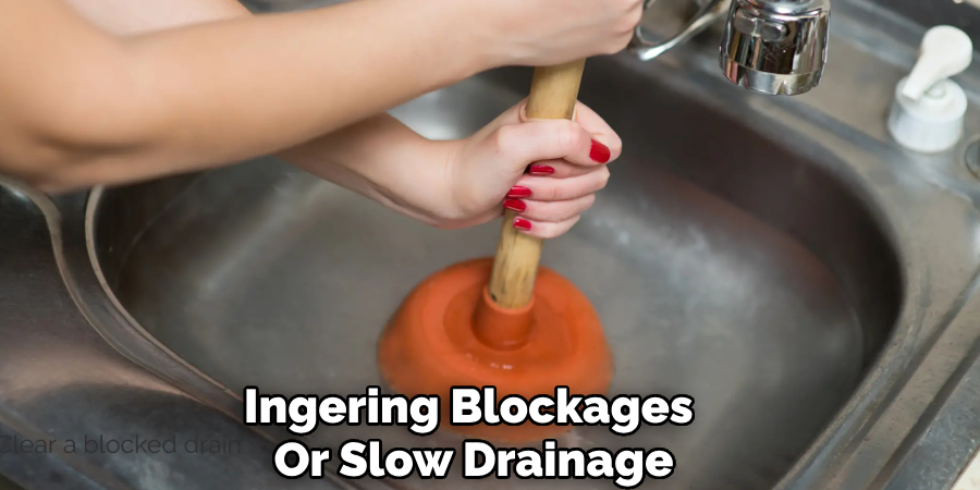 Ingering Blockages 
Or Slow Drainage