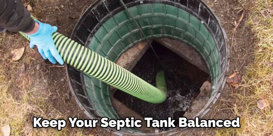 Keep Your Septic Tank Balanced