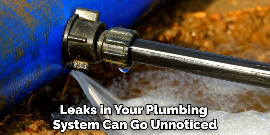 Leaks in Your Plumbing 
System Can Go Unnoticed