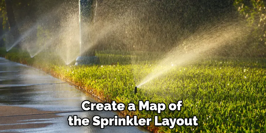 Create a Map of the Sprinkler Layout