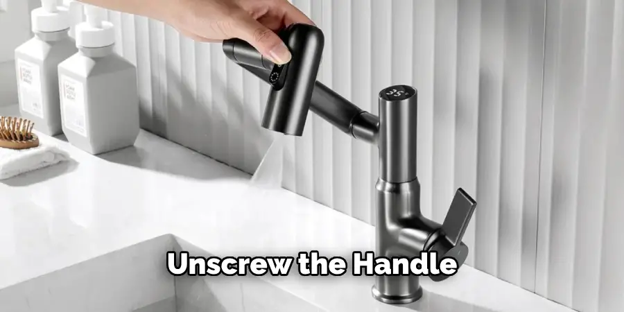 Unscrew the Handle