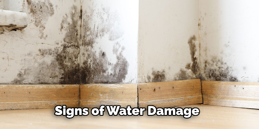 Signs of Water Damage