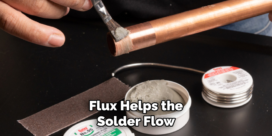 Flux Helps the Solder Flow