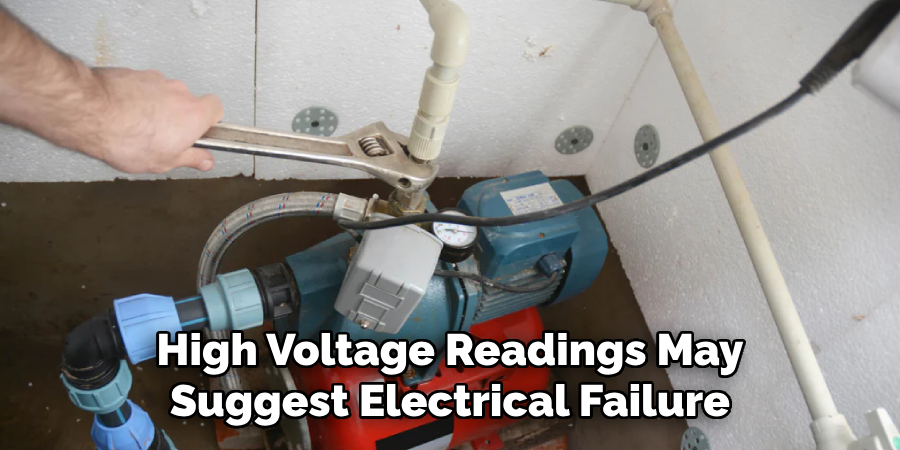 High Voltage Readings May Suggest Electrical Failure