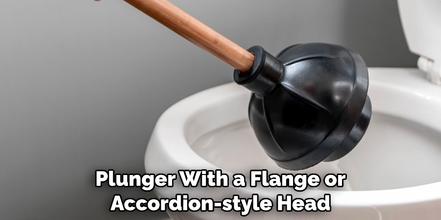 Plunger With a Flange or Accordion-style Head