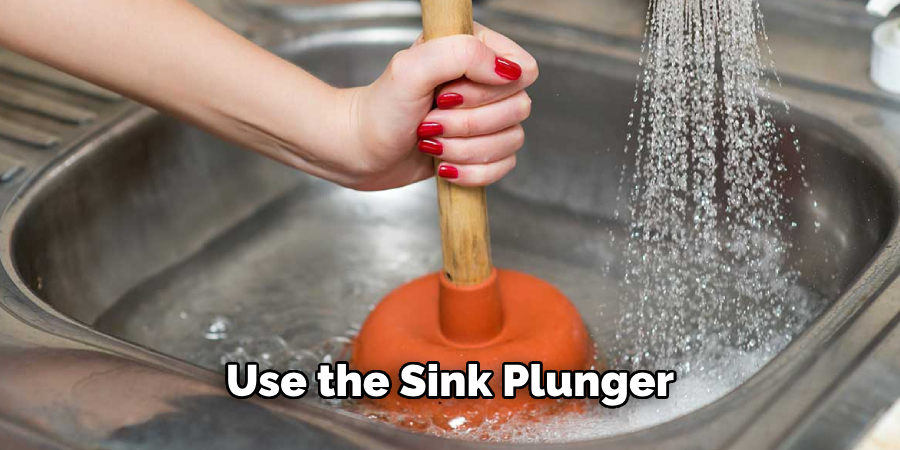 Use the Sink Plunger