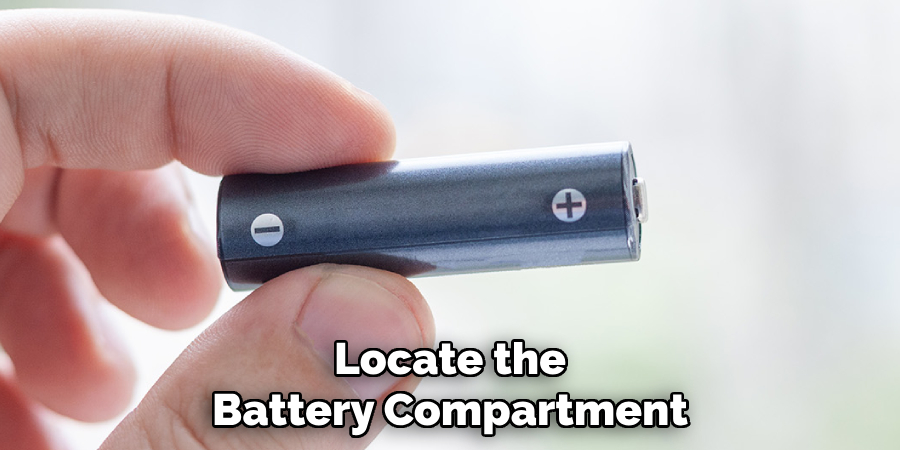 Locate the Battery Compartment