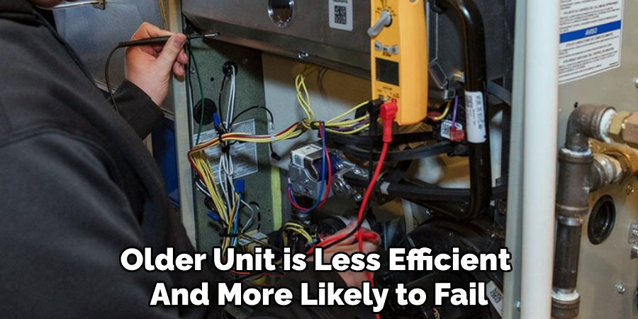 Older Unit is Less Efficient 
And More Likely to Fail