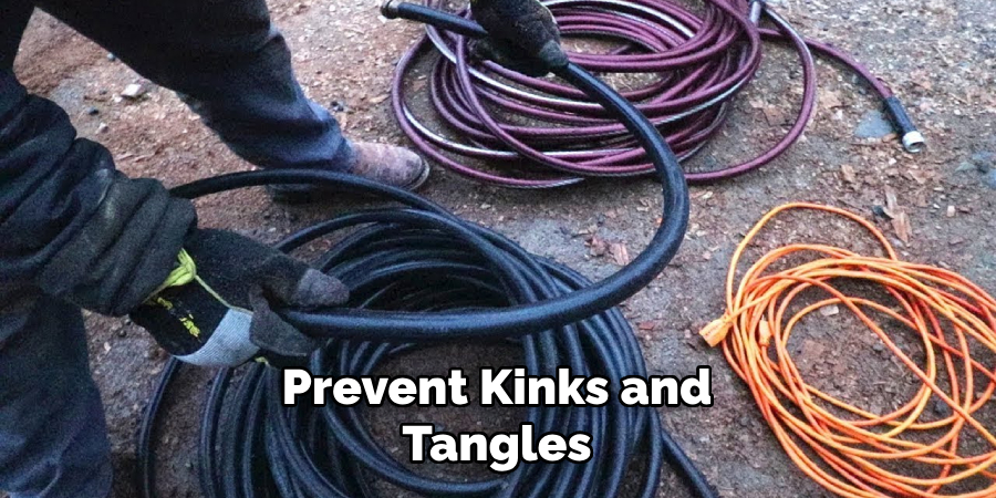 prevent kinks and tangles