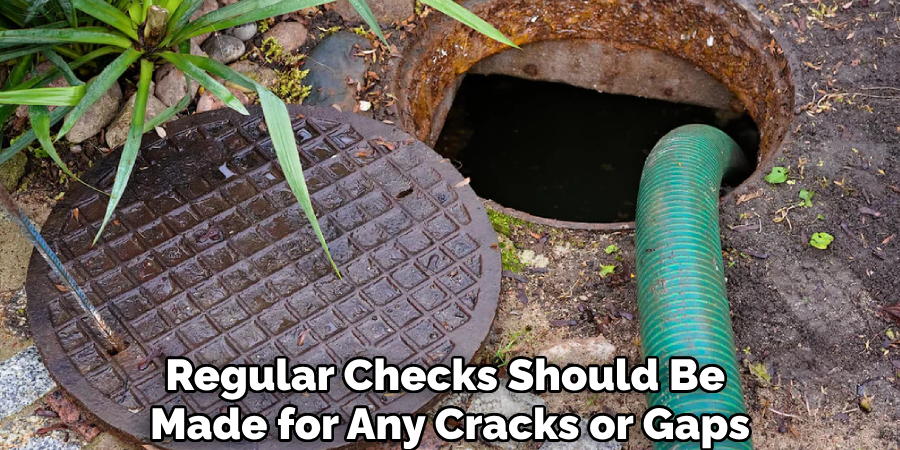 Regular Checks Should Be 
Made for Any Cracks or Gaps