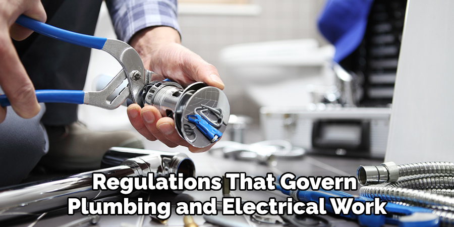 Regulations That Govern 
Plumbing and Electrical Work