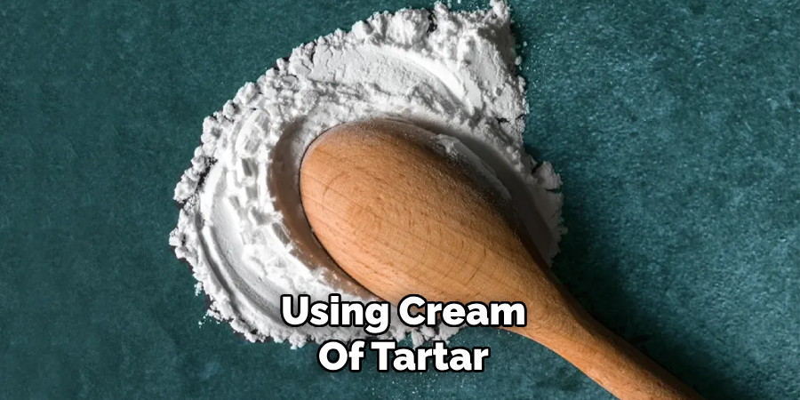 Using Cream
Of Tartar