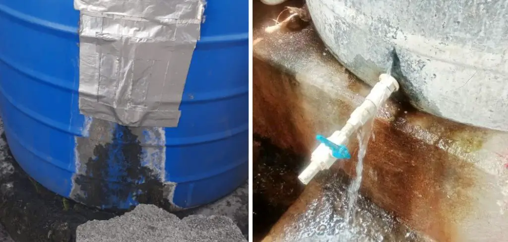 How to Stop Leakage in Water Tank