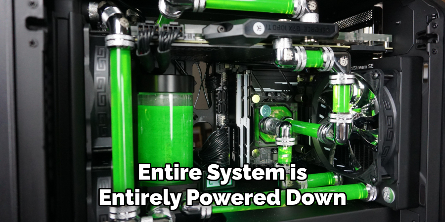 Entire System is Entirely Powered Down