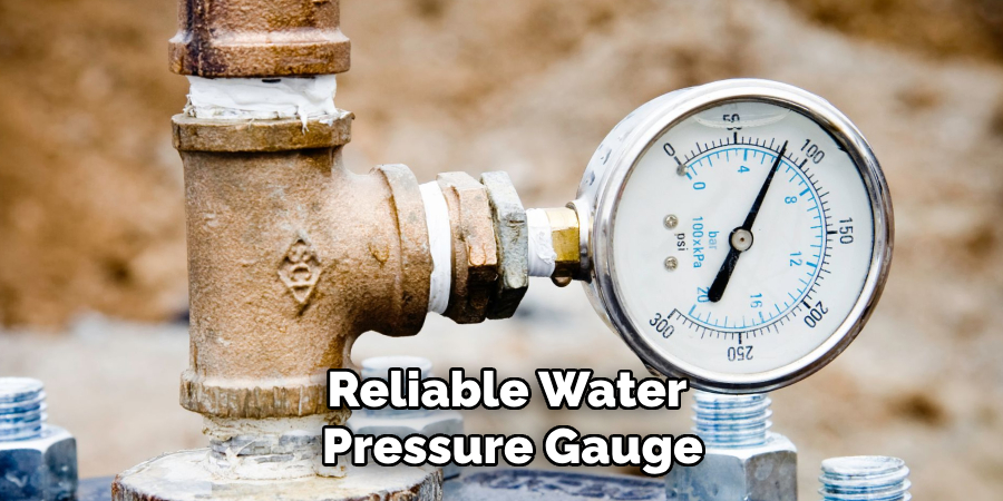 Reliable Water
 Pressure Gauge