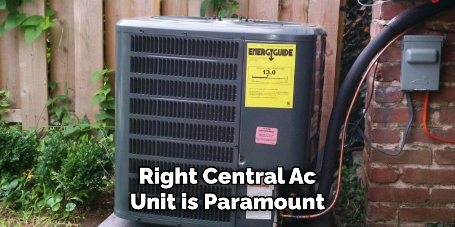 Right Central Ac Unit is Paramount