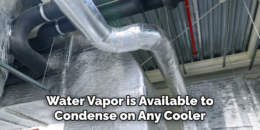 Water Vapor is Available to Condense on Any Cooler