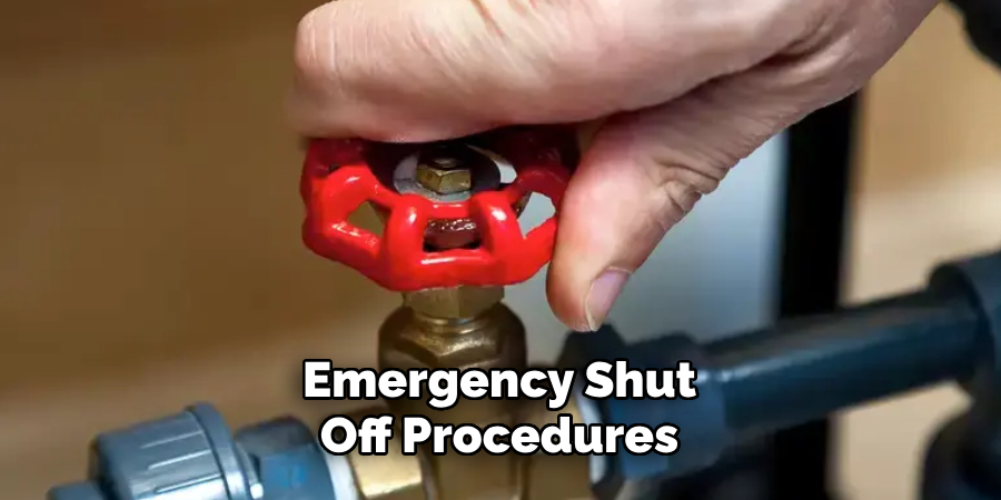 Emergency Shut-
Off Procedures