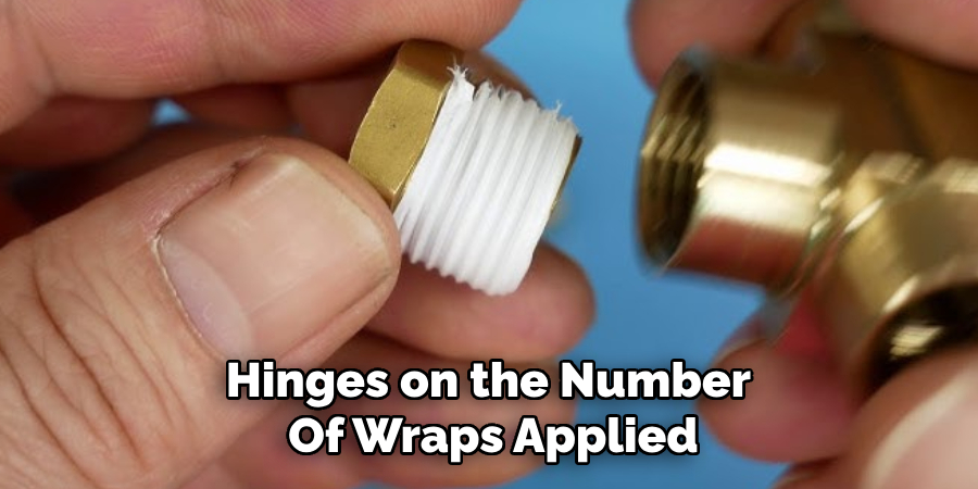 Hinges on the Number 
Of Wraps Applied