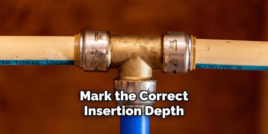 Mark the Correct 
Insertion Depth