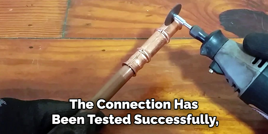 The Connection Has 
Been Tested Successfully,