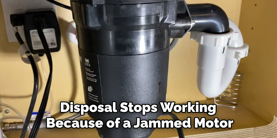 Disposal Stops Working 
Because of a Jammed Motor