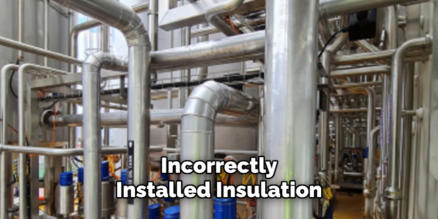 Incorrectly 
Installed Insulation