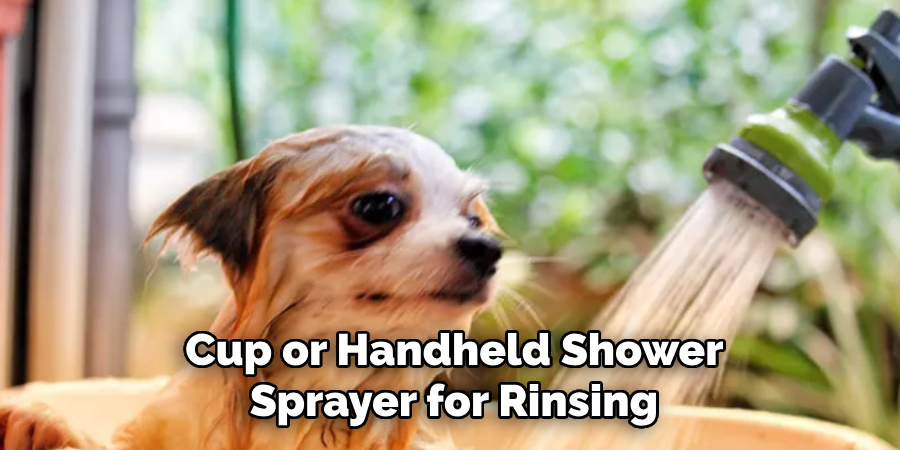 Cup or Handheld Shower
Sprayer for Rinsing