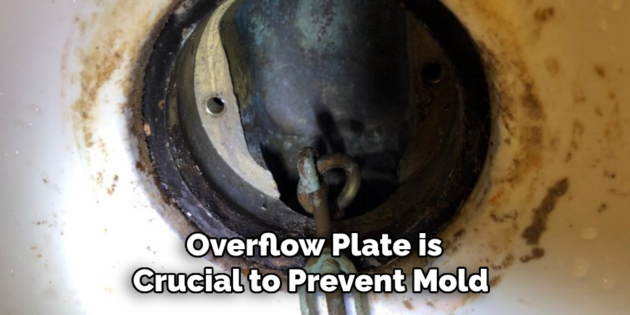 Overflow Plate is 
Crucial to Prevent Mold  