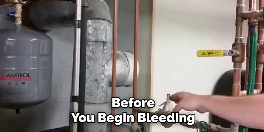 Before
You Begin Bleeding