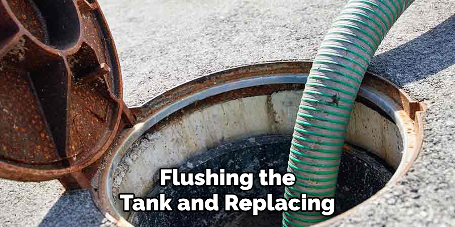 Flushing the Tank and Replacing