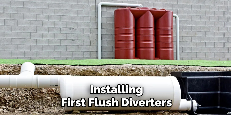 Installing
First Flush Diverters