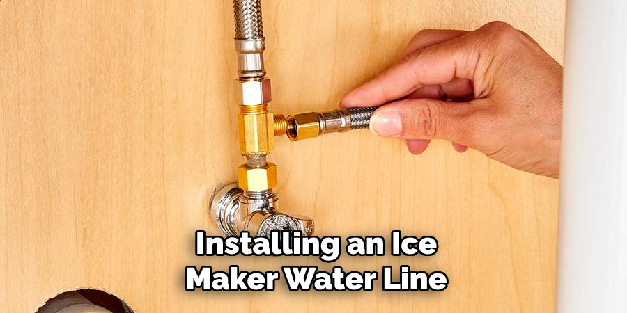 Installing an Ice
Maker Water Line