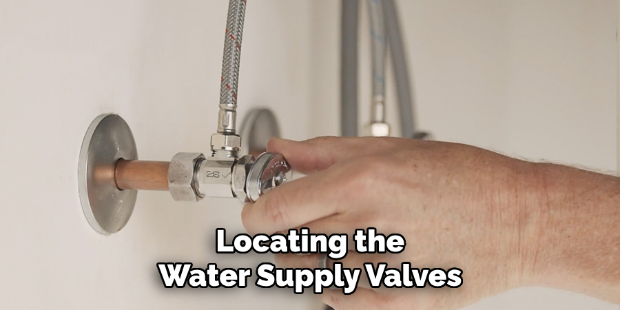 Locating the Water Supply Valves