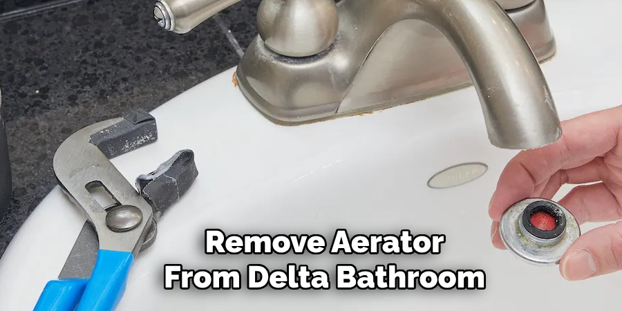 Remove Aerator
From Delta Bathroom