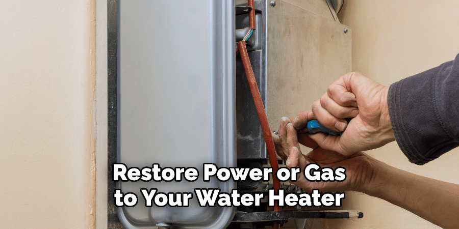 Restore Power or Gas to Your Water Heater