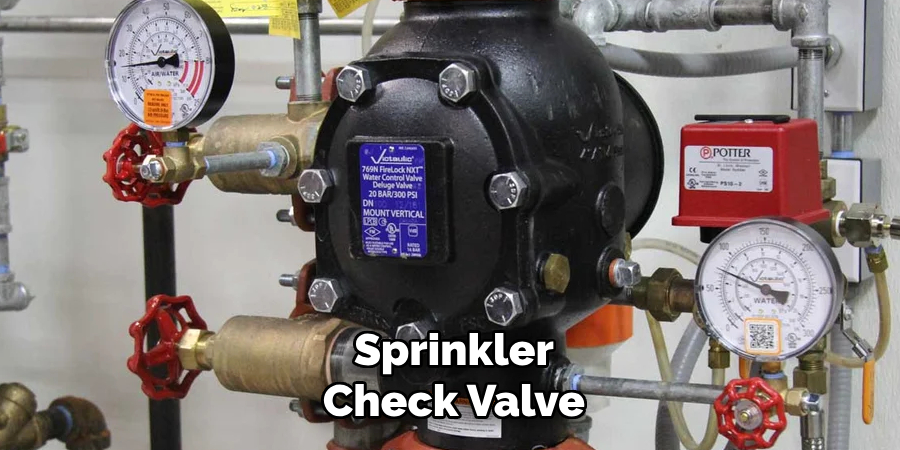 Sprinkler
Check Valve