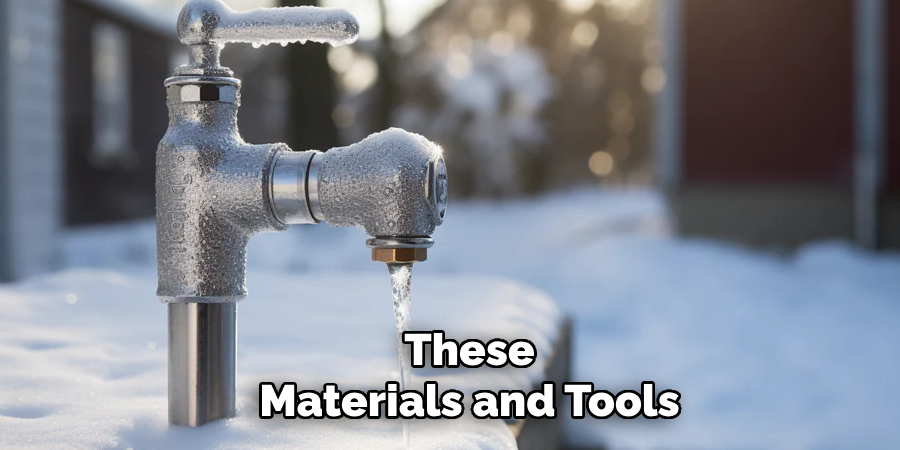 These
Materials and Tools
