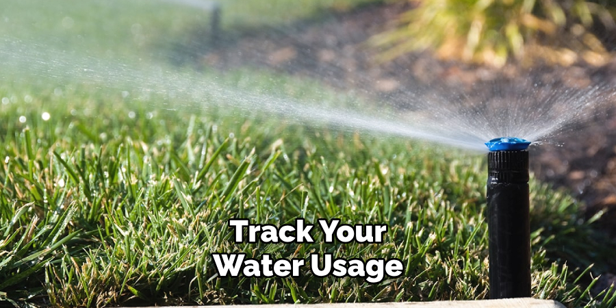Track Your Water Usage