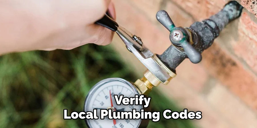 Verify
Local Plumbing Codes