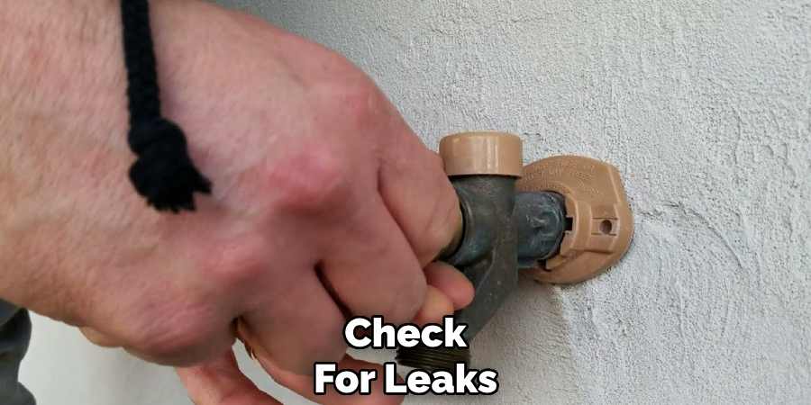 Check
For Leaks