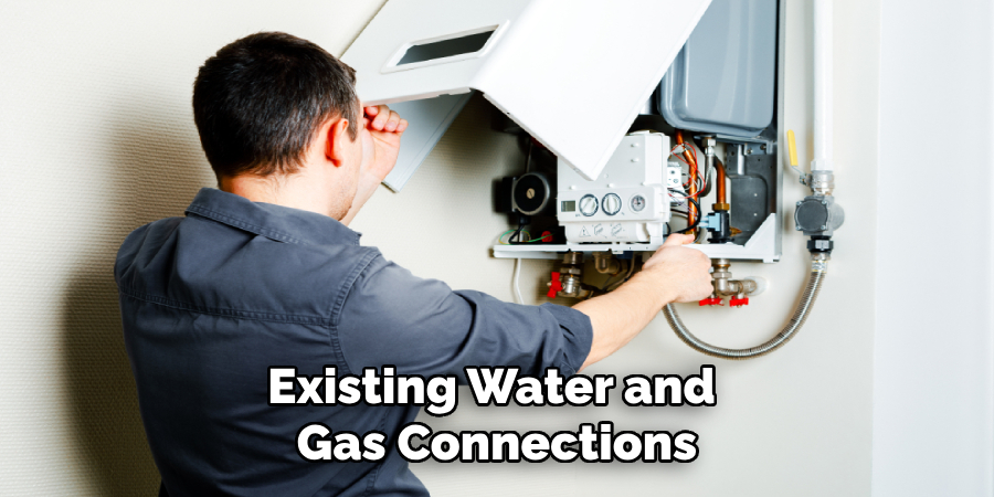 Existing Water and 
Gas Connections