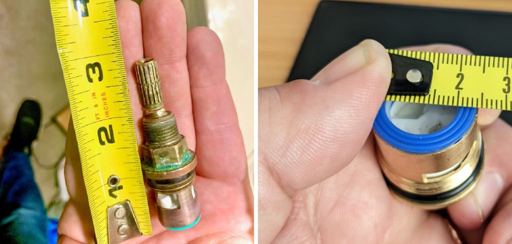 How to Measure a Faucet Cartridge