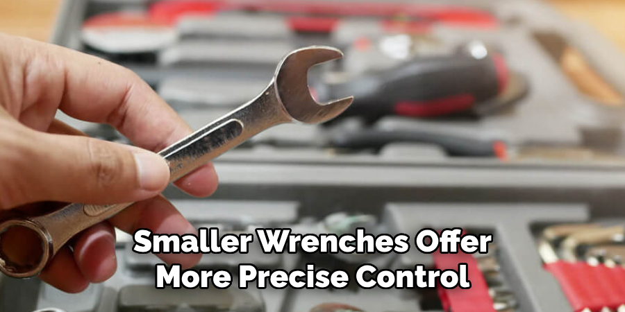 Smaller Wrenches Offer
More Precise Control