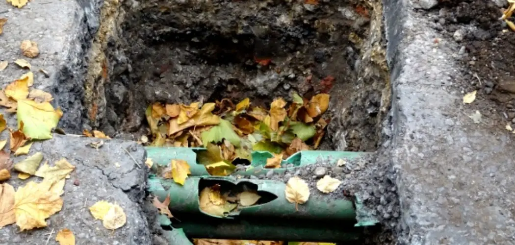 How to Fix a Broken Clay Drain Pipe Underground