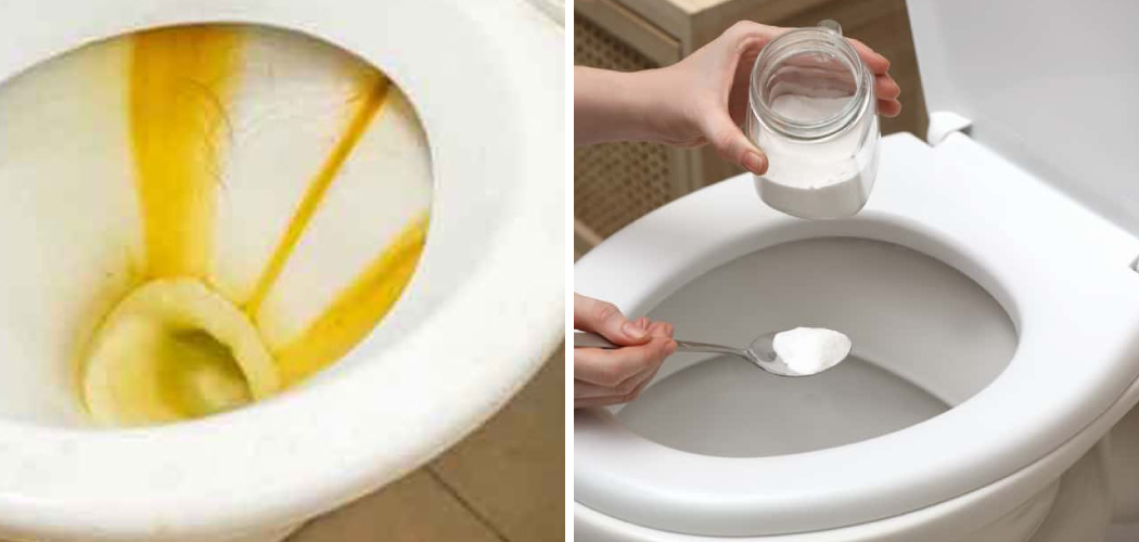How to Get Yellow Stain Out of Toilet