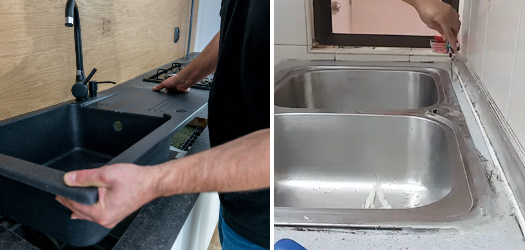 How to Remove a Kitchen Sink That is Glued Down